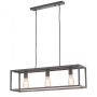 Italux SIGALO MD-BR4367-D3 GR Pendelleuchte 3x60W/E27