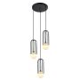 Italux SIMON MDM-3938/3 BK Pendelleuchte 1x25W/G9 IP20