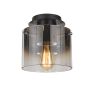 Italux JAVIER MX17076-1A BK Deckenleuchte 1x60W/E27 IP20