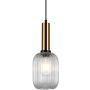 Italux ANTIOLA PND-5588-1M-BRO+CL Pendelleuchte 1x40W/E27 IP20