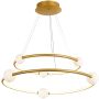 Italux LOZANNA PND-20112035-2A-GD Pendelleuchte 6+2x86W/LED 3000K 4600LM IP20