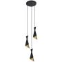 Italux MALIA PND-85949-3 BK+GD Pendelleuchte 3x40W/E27 IP20