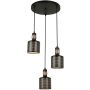 Italux RESTENZA PND-2439-3-BK Pendelleuchte 3x40W/E27 IP20