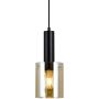 Italux SARDO PND-5581-1-BK+AMB Pendelleuchte 1x40W/E27 IP20