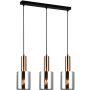Italux SARDO PND-5581-3-BRO+SG Pendelleuchte 3x40W/E27 IP20