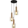 Italux SARDO PND-5581-3A-BRO+AMB Pendelleuchte 3x40W/E27 IP20