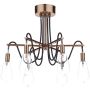 Dar Lighting SCROLL SCR0664 Deckenlampe 6x20W/G4