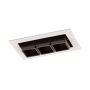 Italux HARPER SL74113/6W S-WH Einbau-Downlight 3x6W/LED 350LM IP20