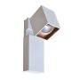 Italux ARAVENA WLB073/5W 4000K WH+GO Wandleuchte 1x5W/LED 450LM