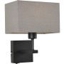Italux NORTE WL-1122-1-A-BM-RC-GR Wandleuchte 1x60W/E27 IP20
