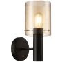 Italux SARDO RAIN WL-5581-1A-BK+RNAMB Wandleuchte 1x40W/E27 IP20