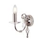 Elstead Lighting AEGEAN AG1-POL-NICKEL Wandleuchte 1x60W/E14
