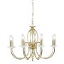 Elstead Lighting AEGEAN AG8-POL-BRASS Kronleuchter 8x60W/E14