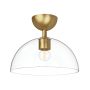 Elstead Lighting Jude ALM-JUDE-SF-GD-CL Deckenlampe 1x60W/E27 IP20