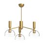 Elstead Lighting Jude ALM-JUDE3-GD-CL Kronleuchter 3x60W/E27 IP20