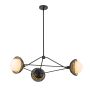 Elstead Lighting Perth ALM-PERTH3-BK Kronleuchter 3x40W/E14 IP20