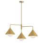 Elstead Lighting Remyck ALM-REMYCK3-GD Kronleuchter 3x60W/E27 IP20