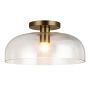Elstead Lighting Sylvia ALM-SYLVIA-SF-BG-CL Deckenlampe 1x60W/E27 IP20