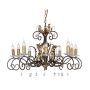 Elstead Lighting AMARILLI AML10-BRONZE Kronleuchter 10x60W/E14
