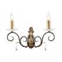 Elstead Lighting AMARILLI AML2-BRONZE Wandleuchte 2x60W/E14