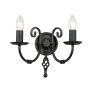 Elstead Lighting ARTISAN ART2-BLACK Wandleuchte 2x60W/E14