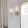 Elstead Lighting CARROLL BATH-CARROLL1-PB Wandleuchte 1x40W/G9 IP44