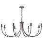 Dar Lighting Becca BEC0822 Kronleuchter 8x40w/e14