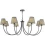 Dar Lighting Becca BEC0822-EST2624 Kronleuchter 8x40w/E14