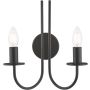 Dar Lighting Becca BEC0922 Wandleuchte 2x40w/e14
