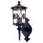 Elstead Lighting HEREFORD BL10-BLACK Wandleuchte 1x60W/E27 IP23