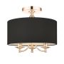 Cosmolight ABU DHABI C03480AU-BK Deckenlampe 3x40W/E14
