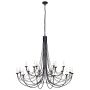 Elstead Lighting CARISBROOKE CB18-BLACK Kronleuchter 18x60W/E14