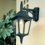 Elstead Lighting CHAPEL CP2-BLACK Wandleuchte 1x60W/E27 IP44