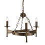 Elstead Lighting CROMWELL CW3-OLD-BRZ Kronleuchter 3x60W/E14
