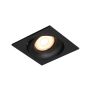 Italux Ponar DL-26451-GU10-BK Einbau-Downlight 1x10W/GU10 IP20