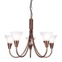 Elstead Lighting EMILY EM5-COPPER Kronleuchter 5x60W/E14