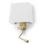 Novolux FIRENZE 507A-Y05X1B-46 Wandleuchte 2x60W, 3W/E27, LED 240LM IP20