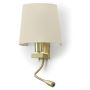 Novolux FIRENZE 507F-Y05X1B-46 Wandleuchte 2x60W, 3W/E27, LED 240LM IP20