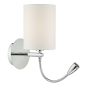 Dar Lighting FETA FET0750 Wandlampenarm 1x60W/E27+1x1W/LED IP20
