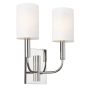Feiss BRIANNA FE-BRIANNA2-PN Wandleuchte 2x60W/E14