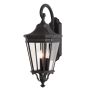 Feiss COTSWOLD LANE FE-COTSLN2-L-BK Wandleuchte 3x60W/E14 IP44