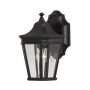 Feiss COTSWOLD LANE FE-COTSLN2-S-BK Wandleuchte 1x60W/E27 IP44