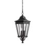 Feiss COTSWOLD LANE FE-COTSLN8-L-BK Pendelleuchte 3x60W/E14 IP23