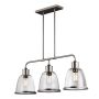 Feiss HOBSON FE-HOBSON-3P-SN Pendelleuchte 3x75W/E27