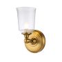 Feiss Hugeunot Lake FE-HUGOLAKE1BATH-BB Wandleuchte 1x3.5W/G9 IP44