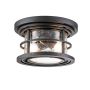 Feiss Lighthouse FE-LIGHTHOUSE-F-BLK Deckenleuchte 2x40W/E27 IP44