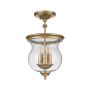 Feiss Pickering Lane FE-PICKERING-LANE-SF-PNBR Deckenlampe 3x40 W/E14