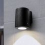 Fumagalli Franca FMG-FRANCA90-BLK Wandleuchte 1x6W/GU10 4000K-2700K 366lm IP55
