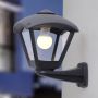 Fumagalli Nardo FMG-NARDO-DARIO-BLK Wandleuchte 1x23W/E27 IP55