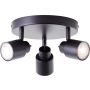 Brilliant Andres G74534/76 Deckenlampe 3x10w/gu10 3000k 345lm IP20